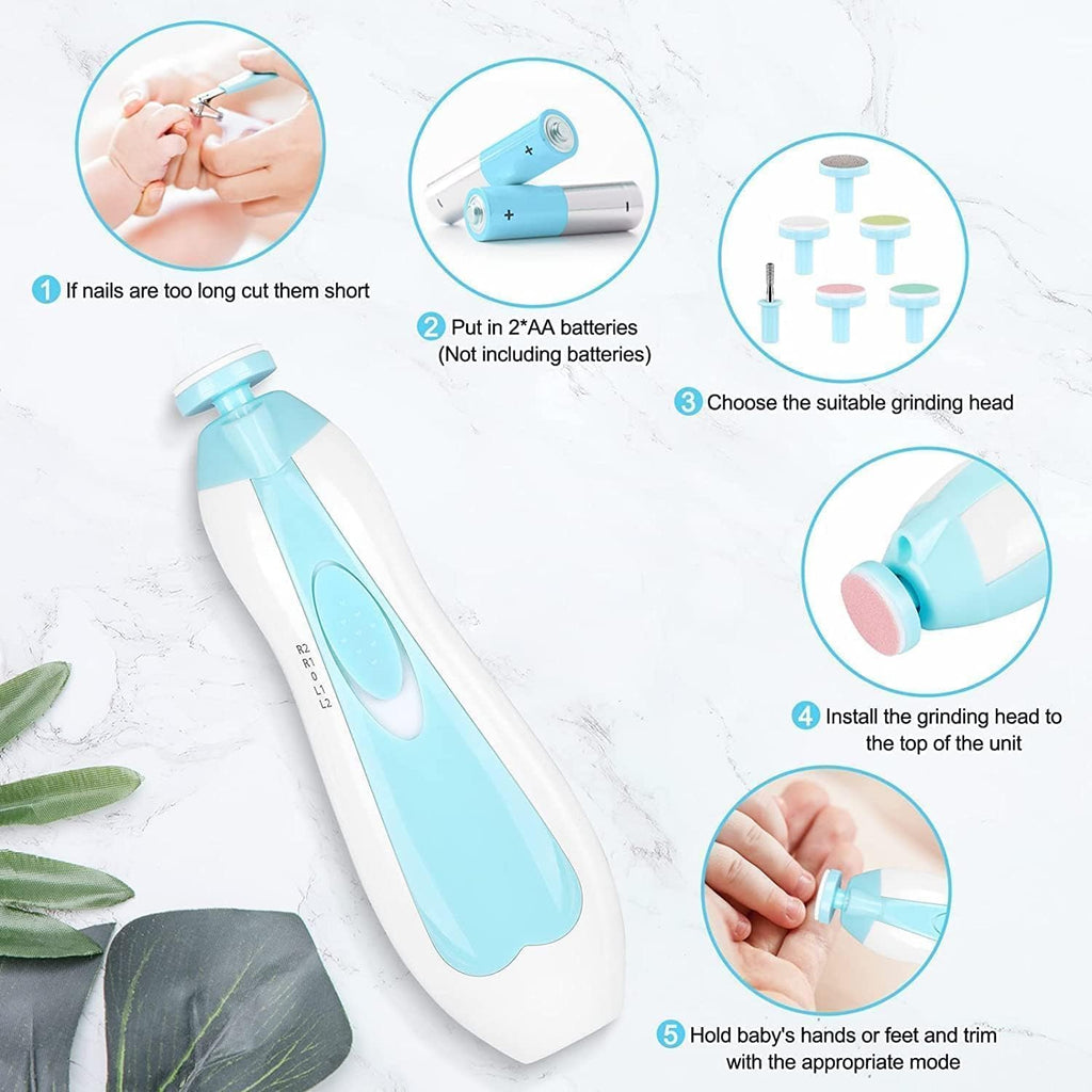Electric Baby Nail Trimmer – safe, non-toxic baby essential (view 10)