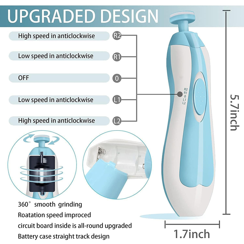 Electric Baby Nail Trimmer – safe, non-toxic baby essential (view 11)