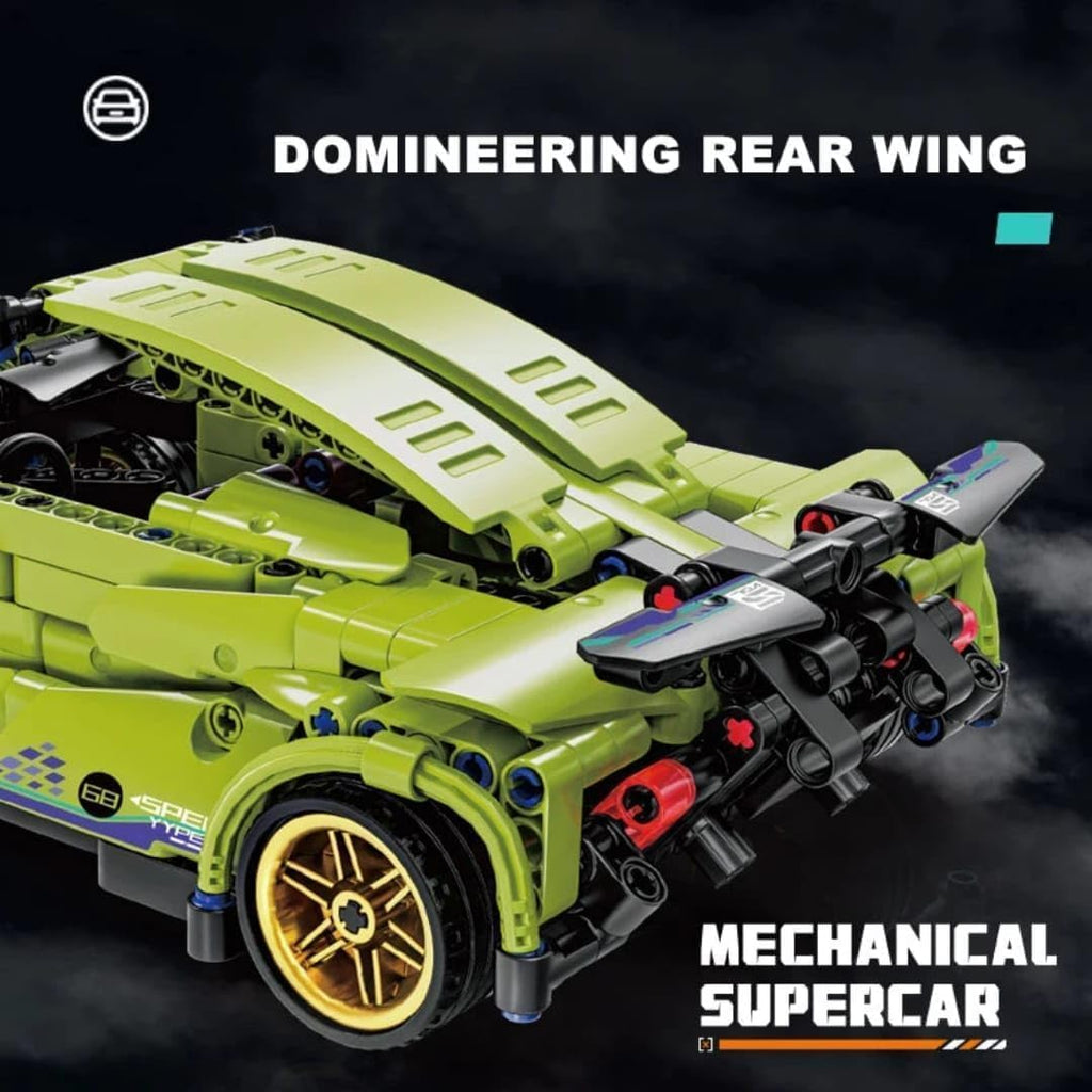 1:18 Racing Car Building Block Set – fun play toy for kids (view 9)