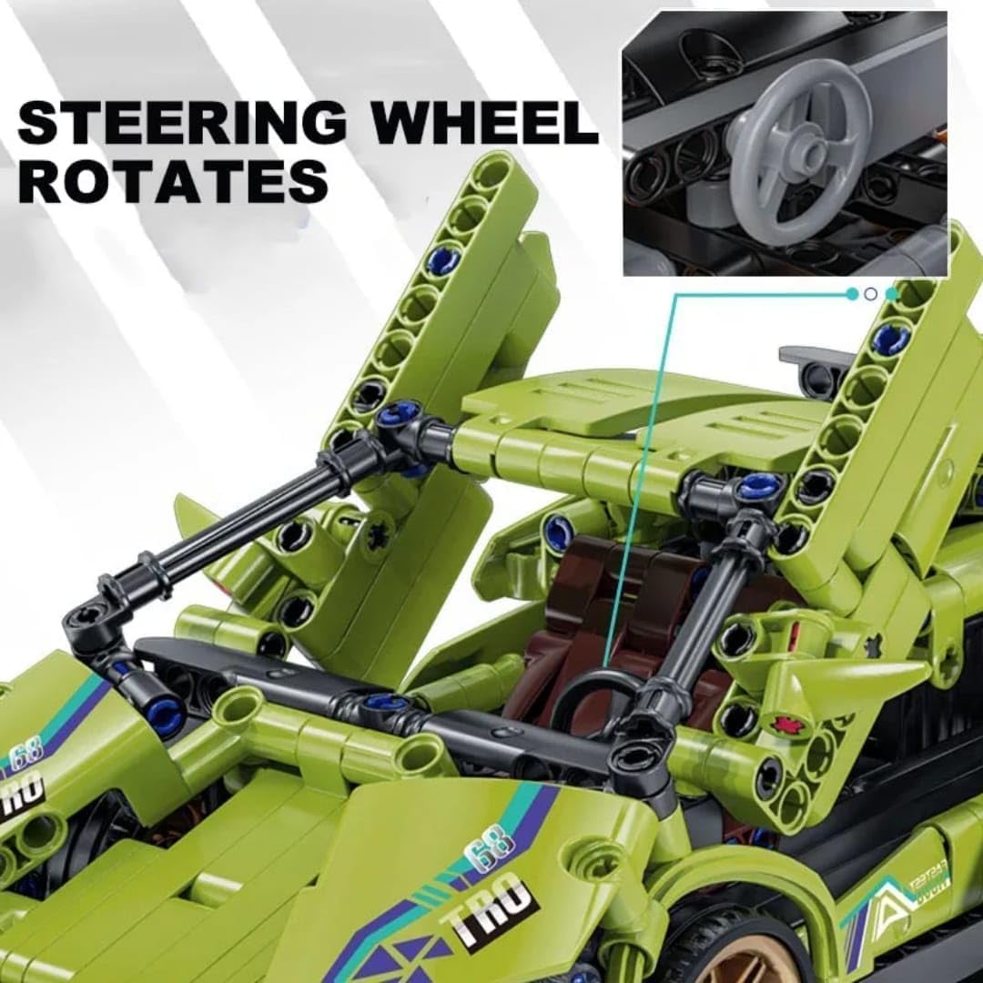 1:18 Racing Car Building Block Set – fun play toy for kids (view 13)