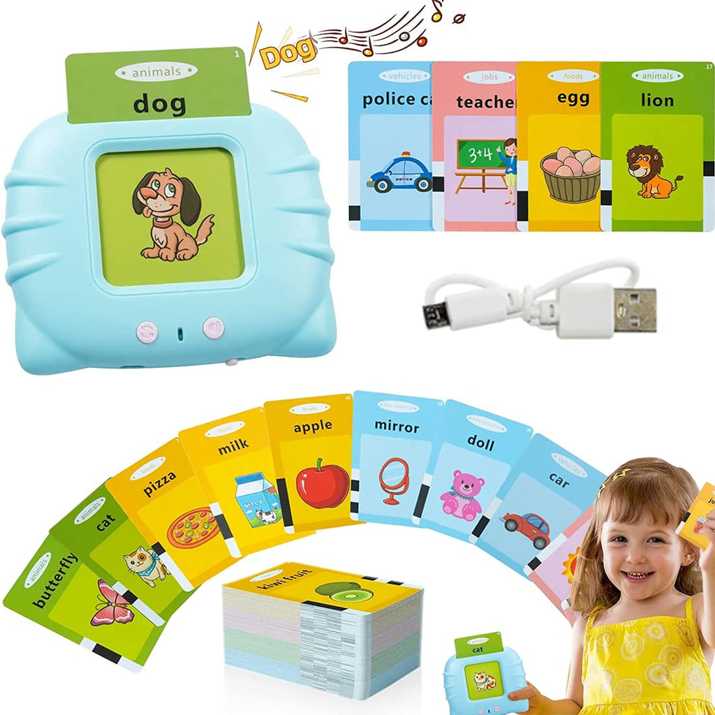 English Talking Flash Cards – educational STEM toy for kids at KIDGROWS