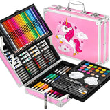 145-Piece Deluxe Art Set with Unicorn Carry Case – kids arts & crafts at KIDGROWS