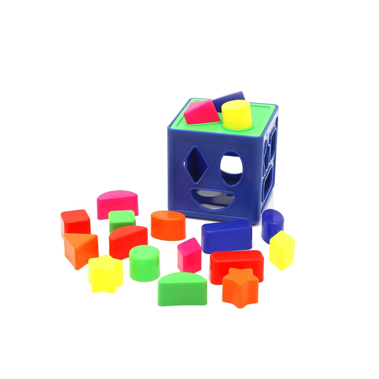 Shape Sorting Cube (18 Shapes) – educational STEM toy for kids (view 2)