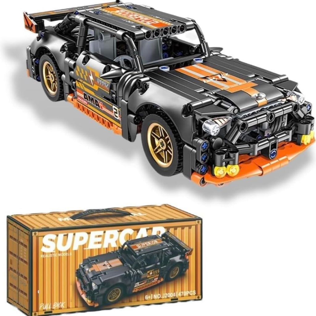 1:18 Racing Car Building Block Set – fun play toy for kids (view 14)
