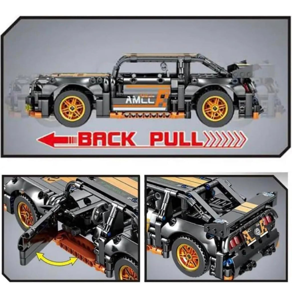1:18 Racing Car Building Block Set – fun play toy for kids (view 15)