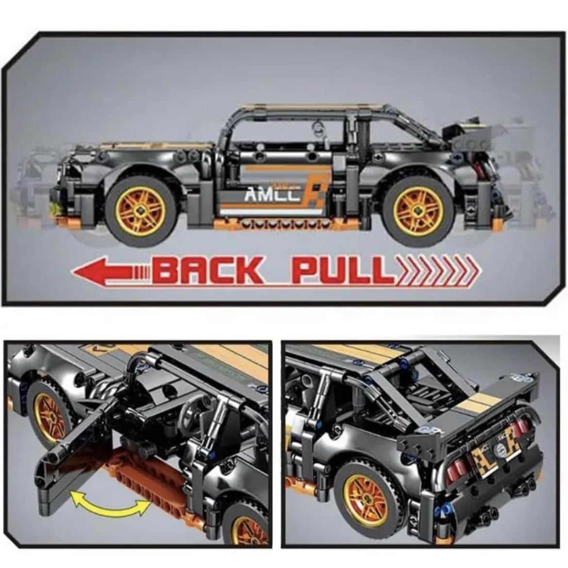 1:18 Racing Car Building Block Set – fun play toy for kids (view 15)
