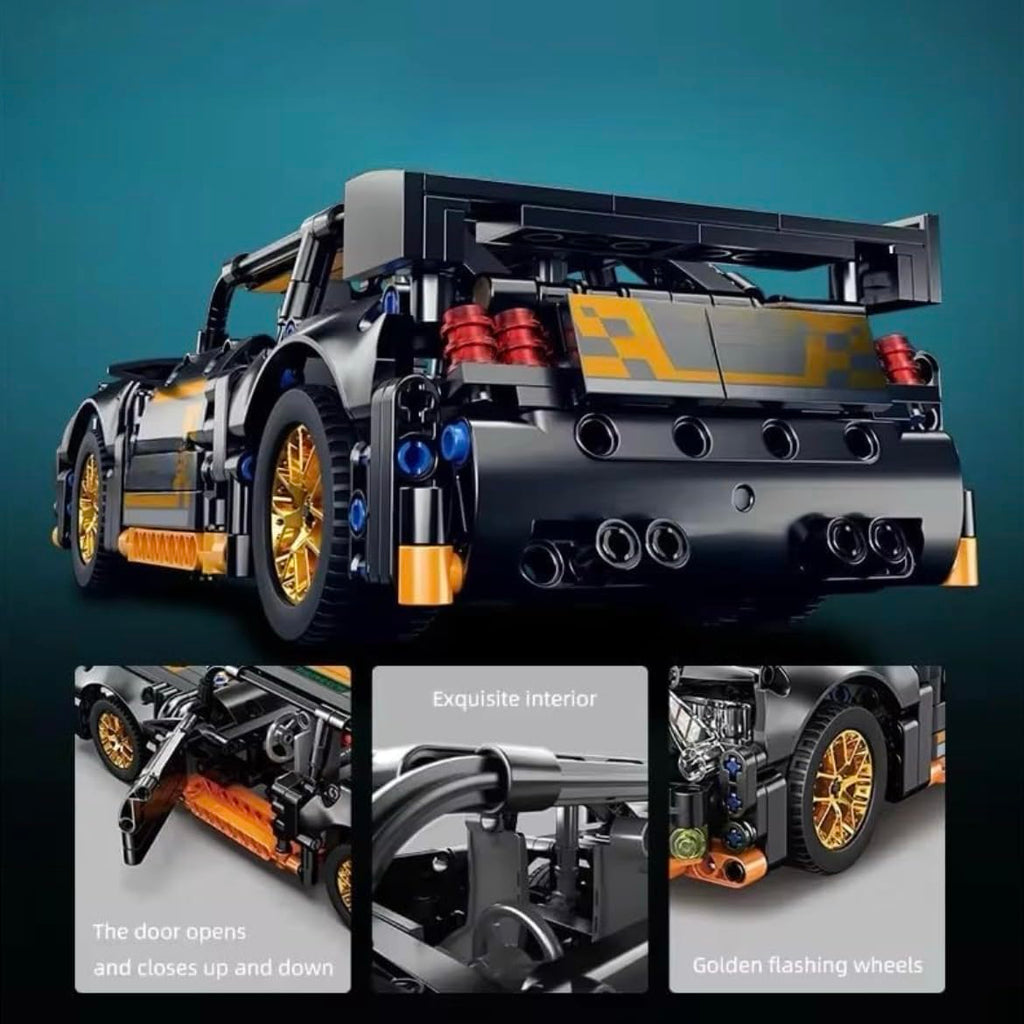 1:18 Racing Car Building Block Set – fun play toy for kids (view 16)