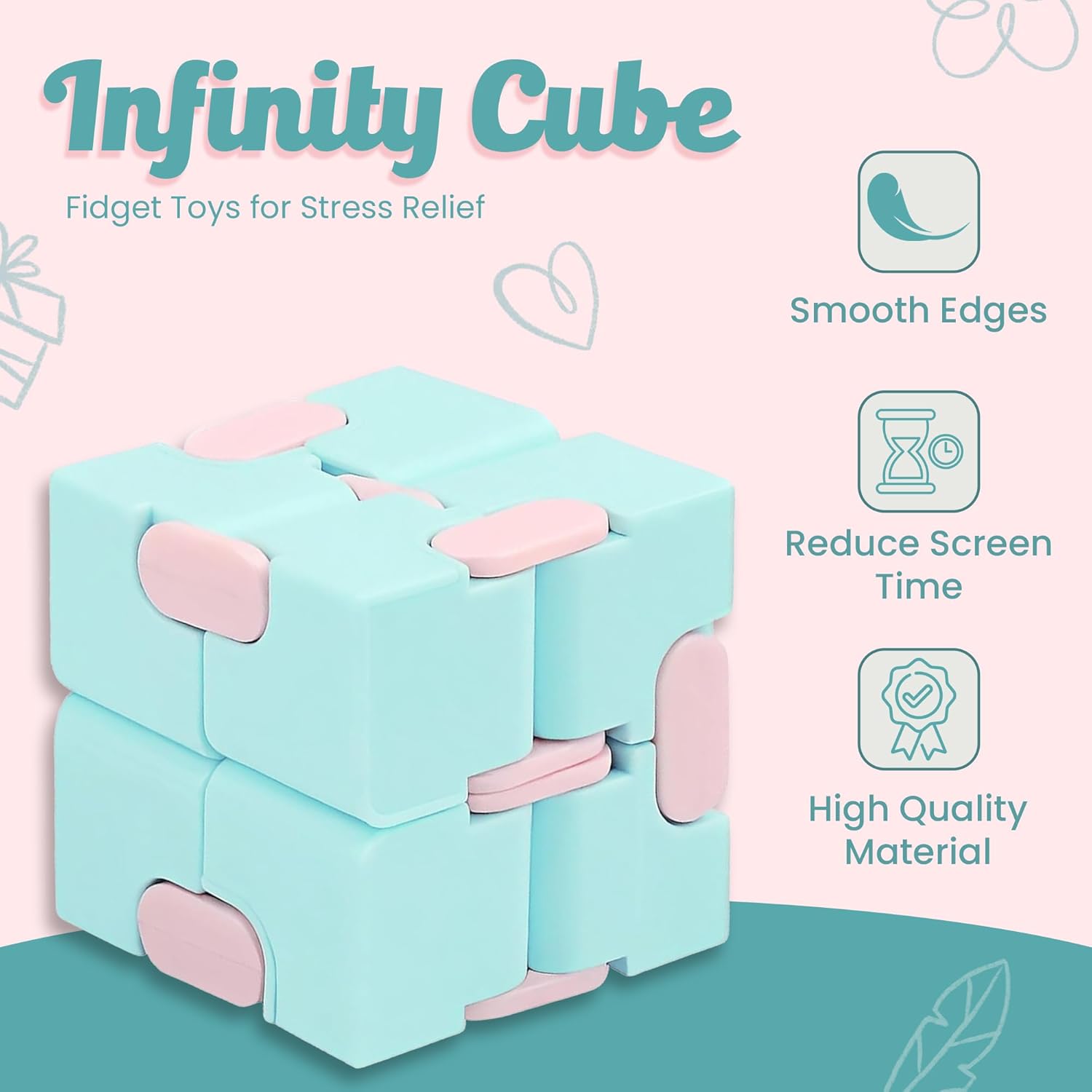 Infinity Cube Fidget Toy – fun play toy for kids (view 2)
