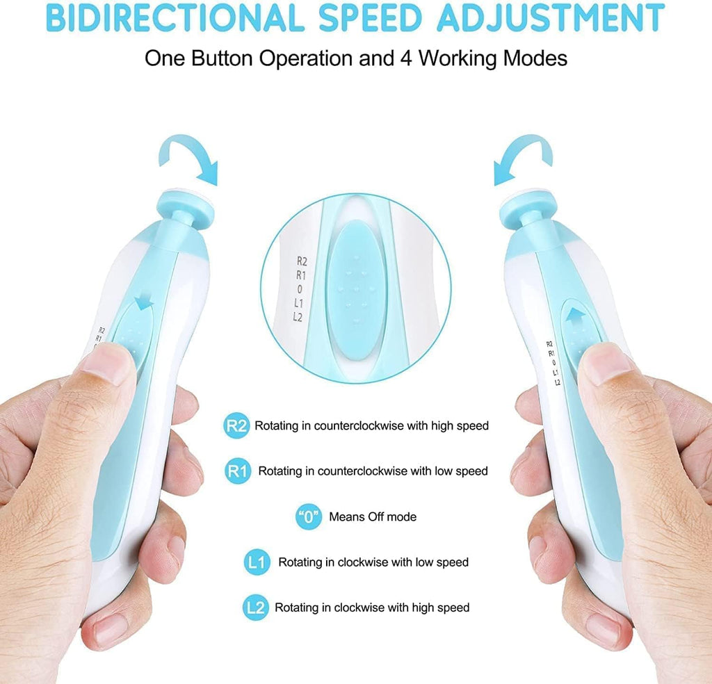 Electric Baby Nail Trimmer – safe, non-toxic baby essential (view 2)