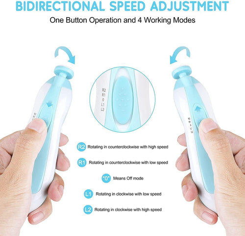 Electric Baby Nail Trimmer – safe, non-toxic baby essential (view 2)