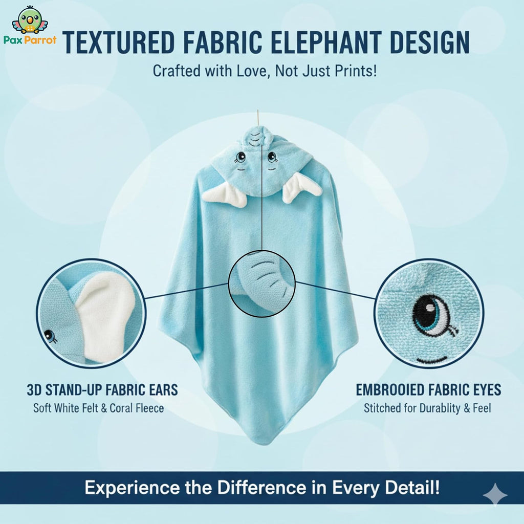 Baby Bath Towel – safe, non-toxic baby essential (view 2)