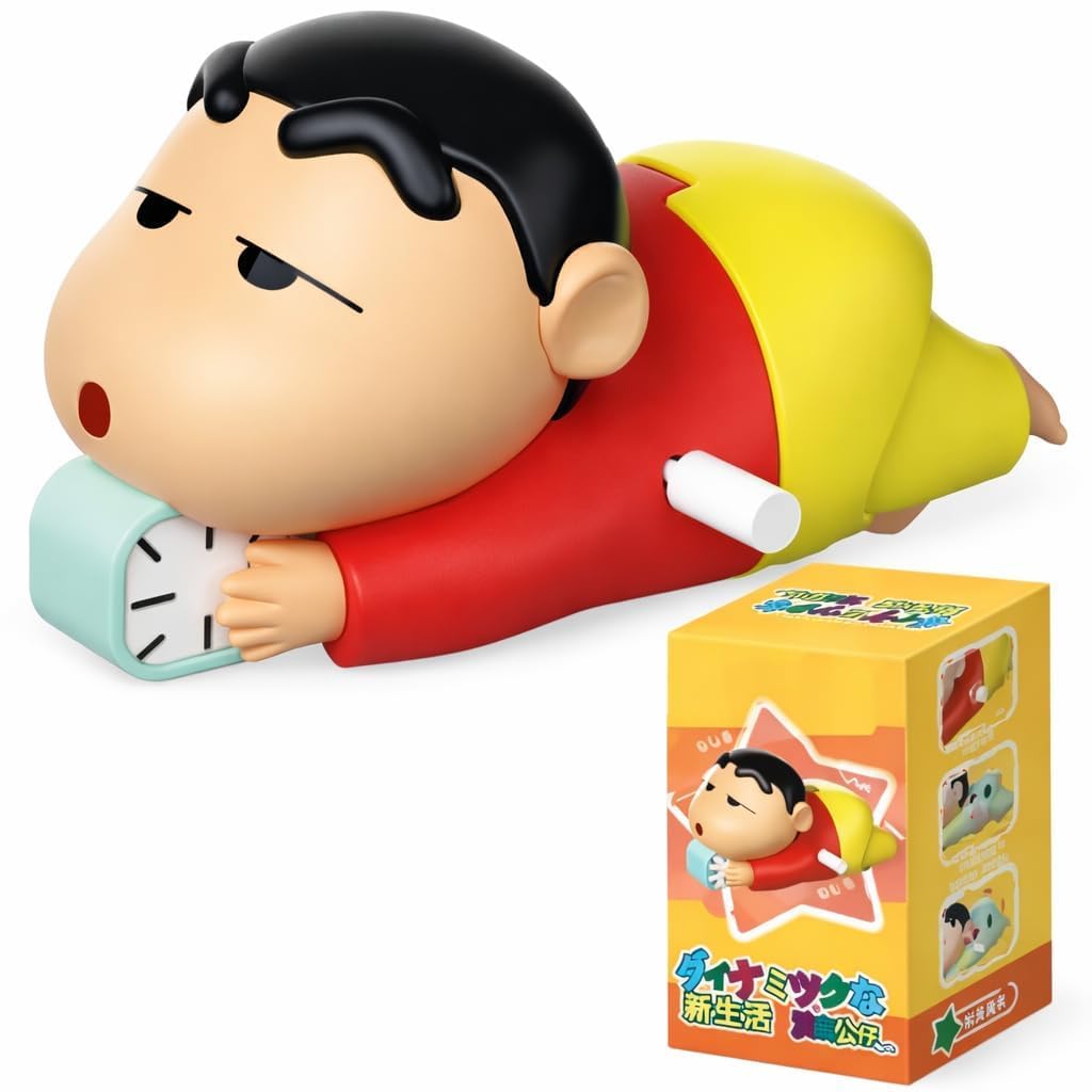 Sleeping Cartoon Boy Figurine – Car Dashboard & Desk Decor – fun toy for kids (view 2)