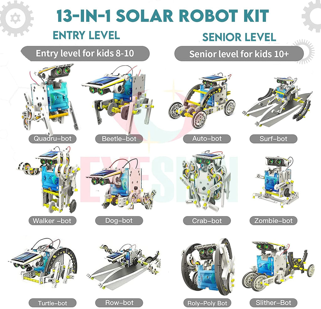 STEM Solar Robot Kit – educational STEM toy for kids (view 2)