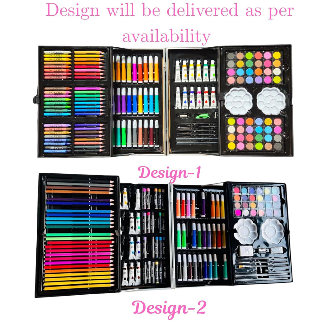 145-Piece Deluxe Art Set with Unicorn Carry Case – kids arts & crafts (view 2)