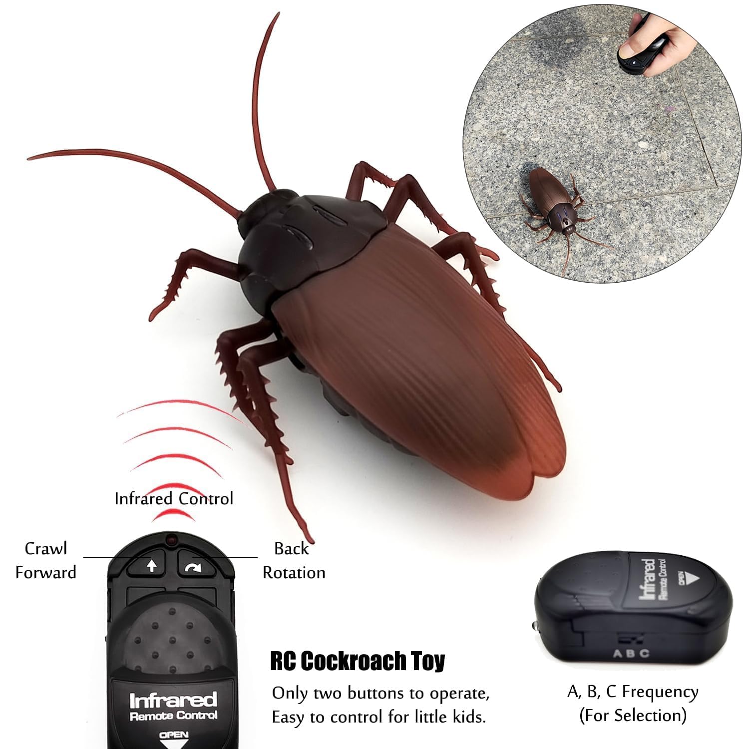Infrared RC Insect – fun play toy for kids (view 2)