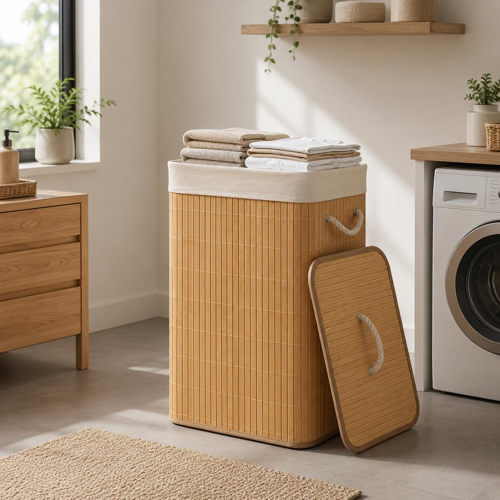 Premium Bamboo Toy Storage – nursery & comfort essential (view 2)