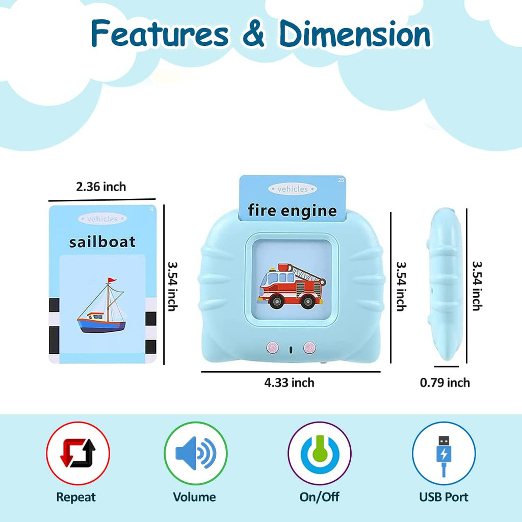 English Talking Flash Cards – educational STEM toy for kids (view 2)