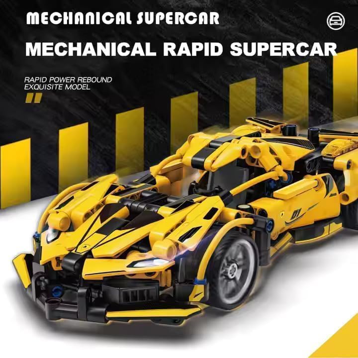 1:18 Racing Car Building Block Set – fun play toy for kids (view 25)