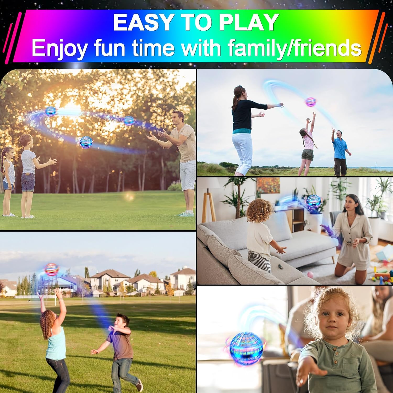 Flying Ball Toy – fun play toy for kids (view 3)