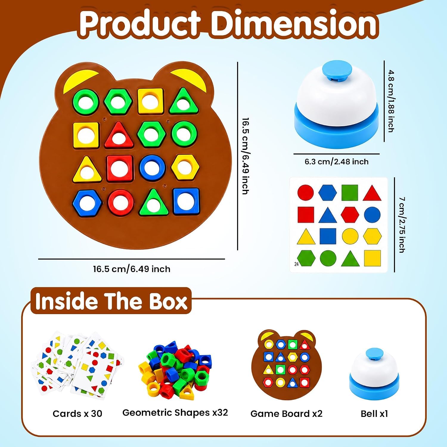 Shape Matching Puzzle Game – kids puzzle & board game (view 3)