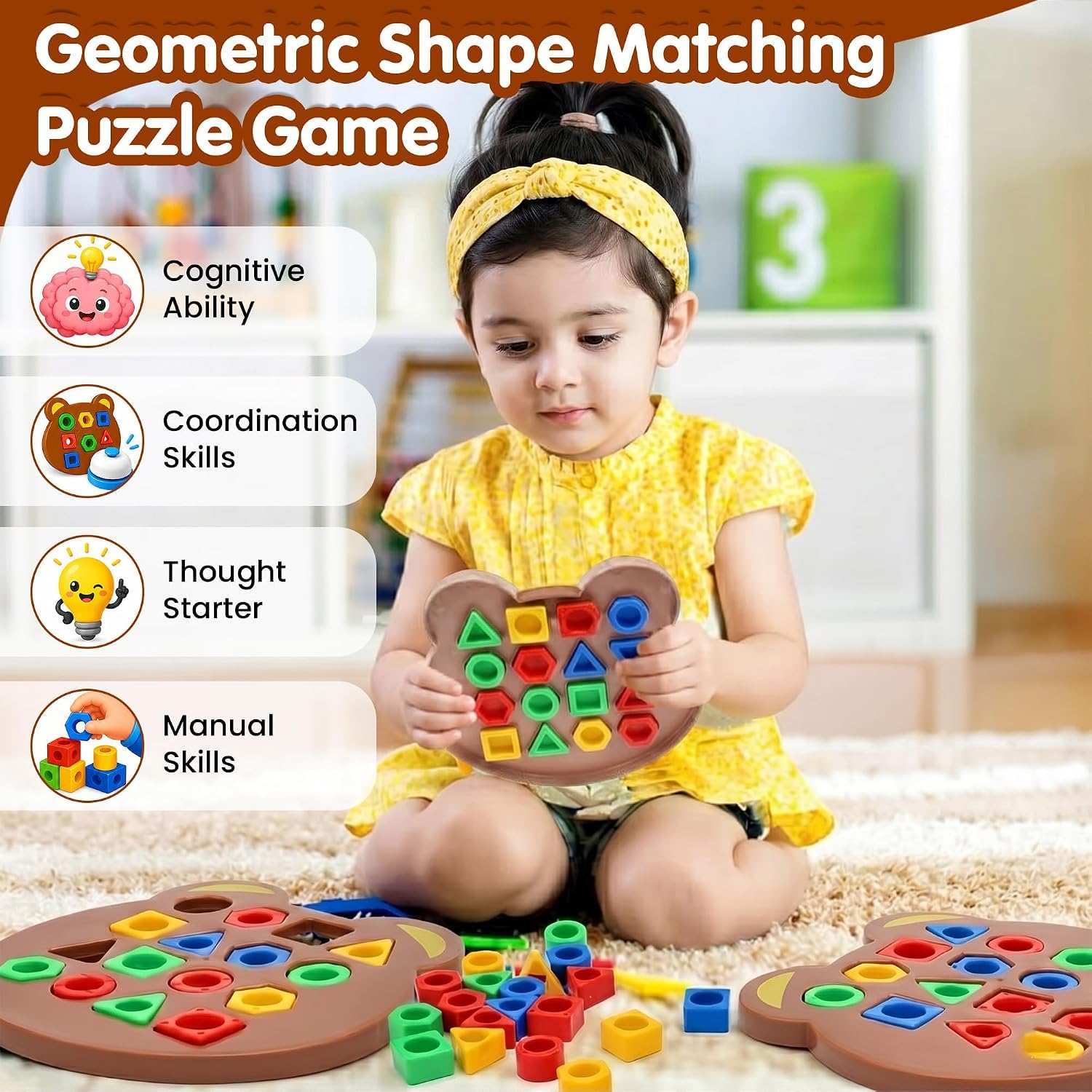 Shape Matching Puzzle Game – kids puzzle & board game (view 4)