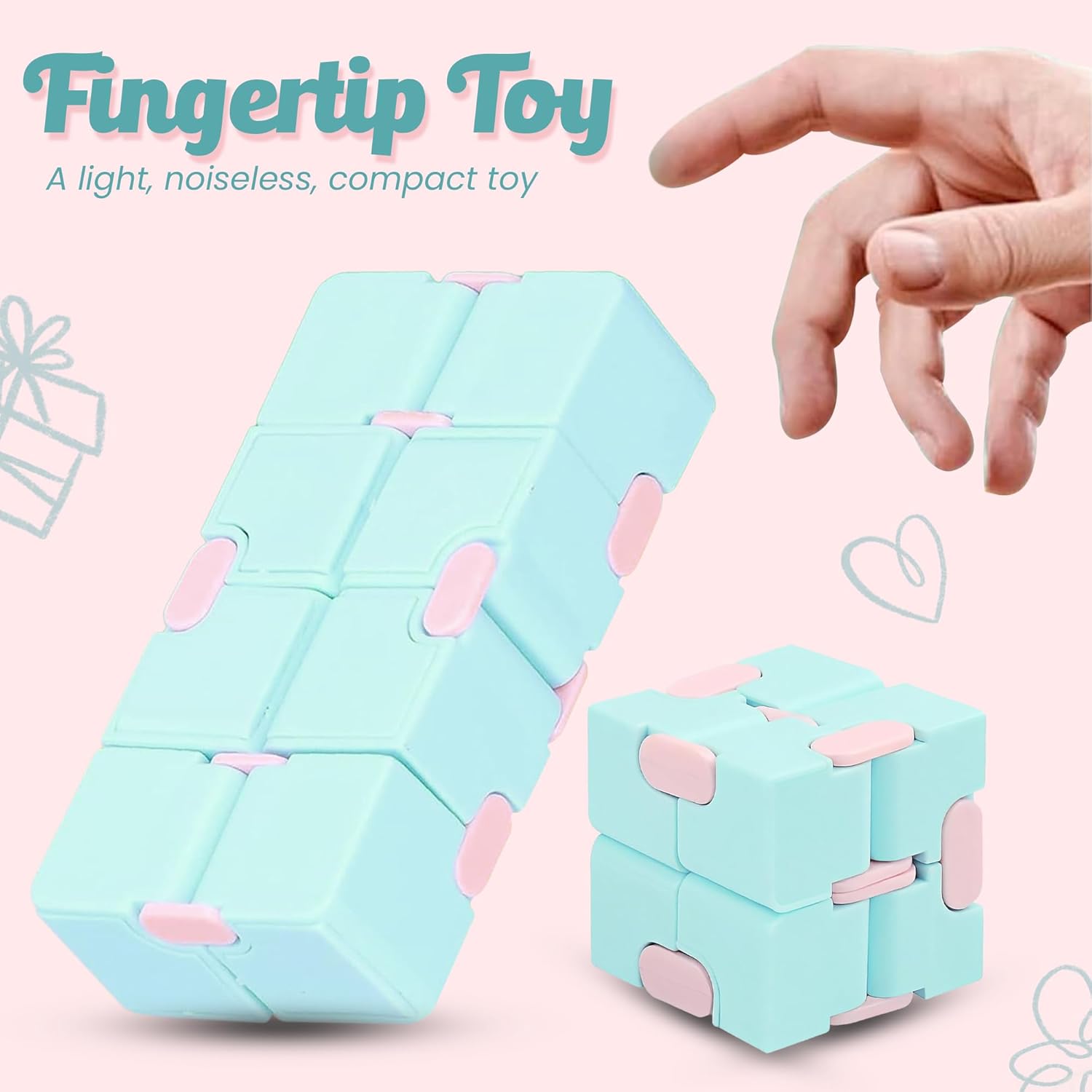 Infinity Cube Fidget Toy – fun play toy for kids (view 4)