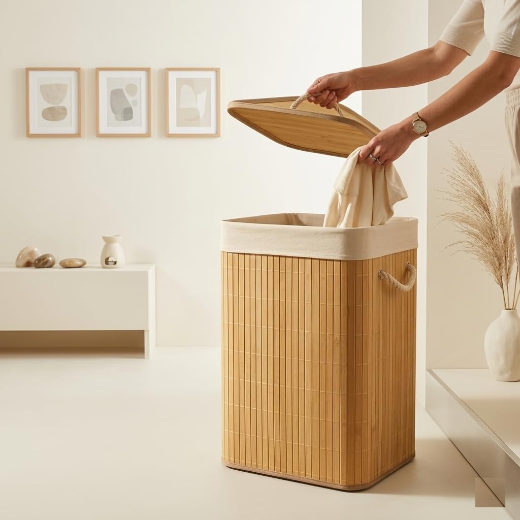 Premium Bamboo Toy Storage – nursery & comfort essential (view 4)