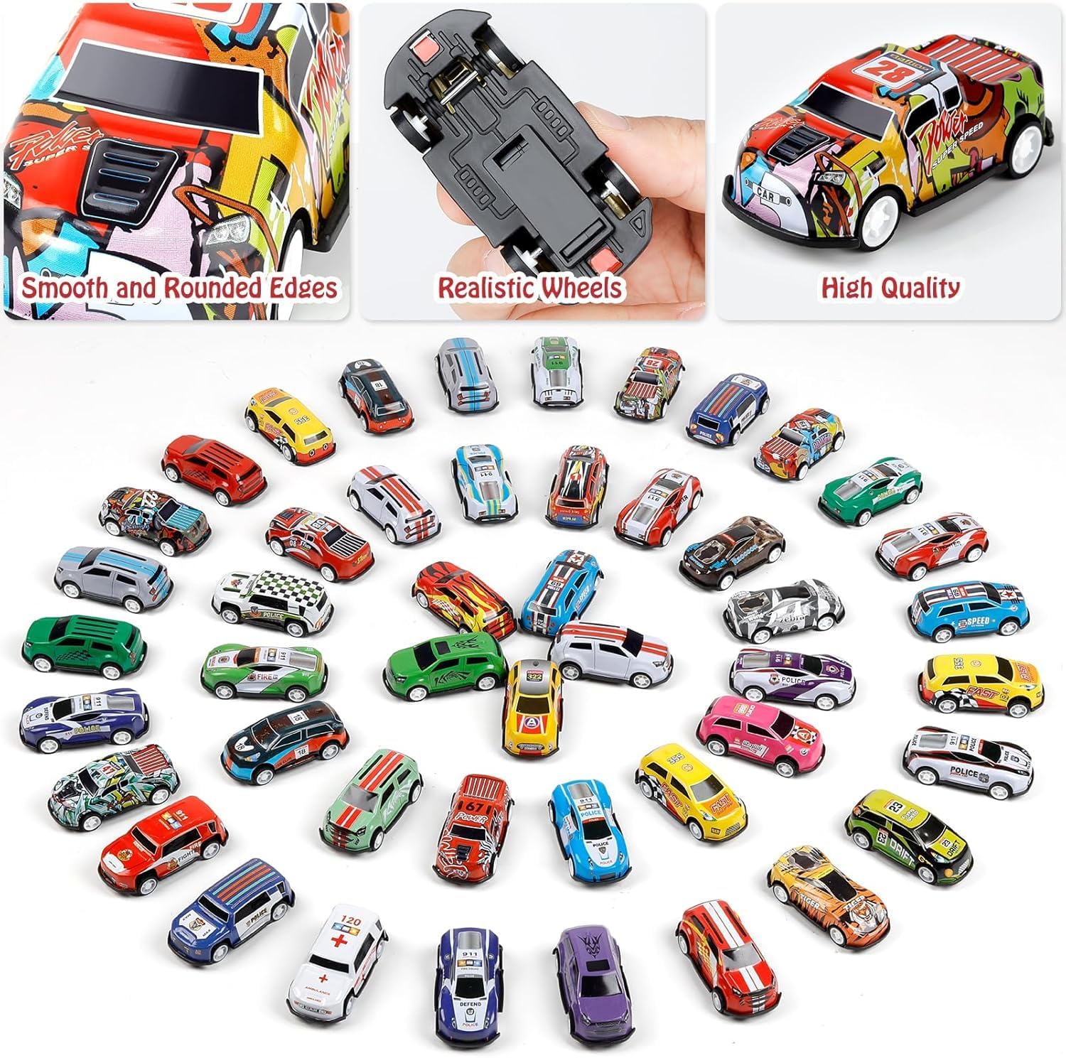 48-Piece Car Container Set – fun play toy for kids (view 4)