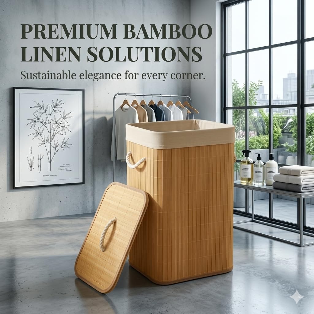 Premium Bamboo Toy Storage – nursery & comfort essential (view 5)