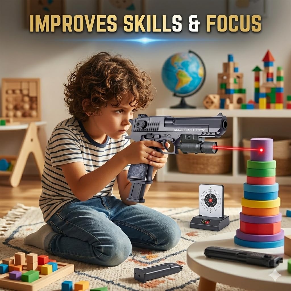 Toy Airsoft Pistol – fun play toy for kids (view 5)
