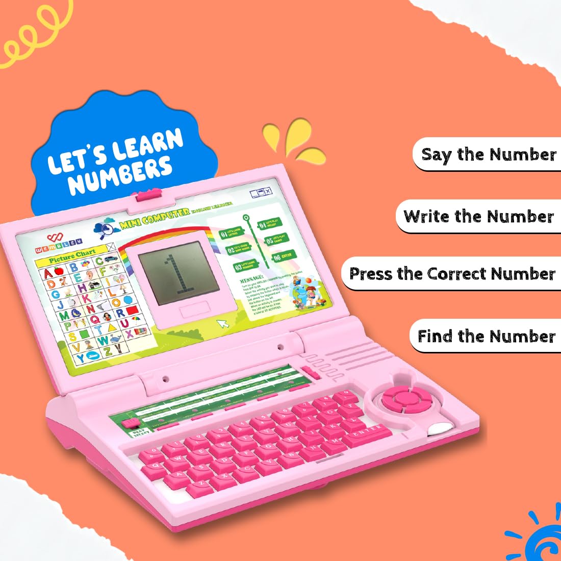 Kids Educational Laptop – educational STEM toy for kids (view 6)