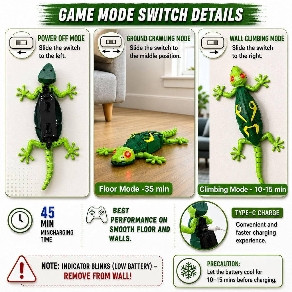 RC Wall-Climbing Gecko – fun play toy for kids (view 6)