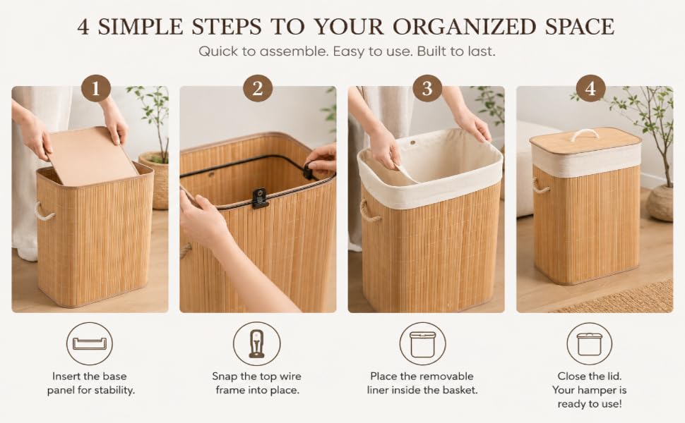 Premium Bamboo Toy Storage – nursery & comfort essential (view 6)