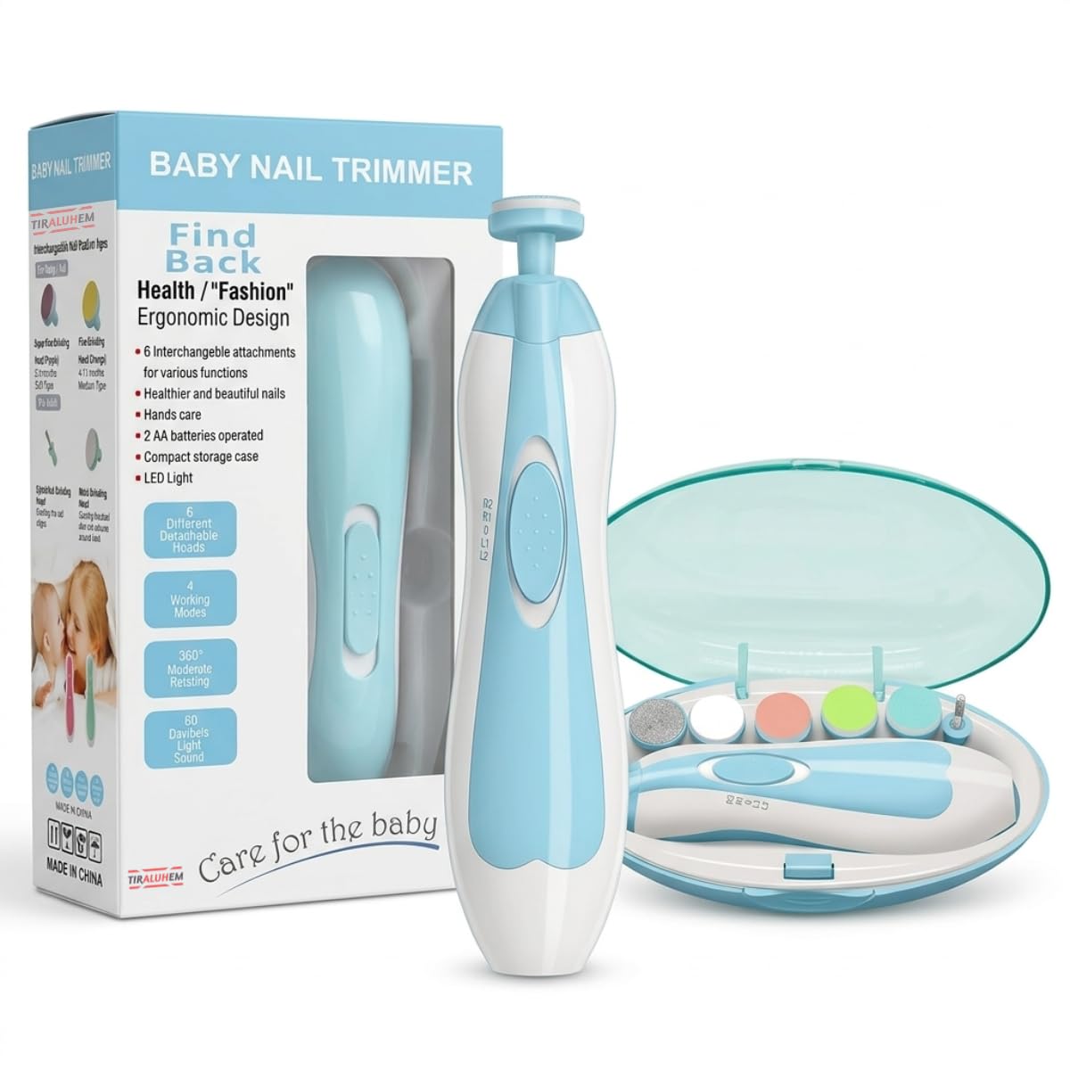 Electric Baby Nail Trimmer – safe, non-toxic baby essential (view 7)