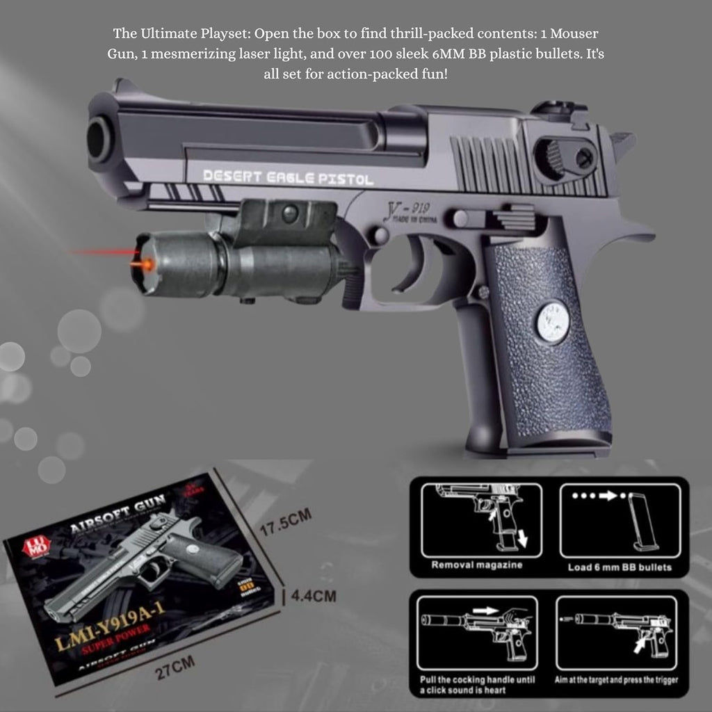 Toy Airsoft Pistol – fun play toy for kids (view 7)