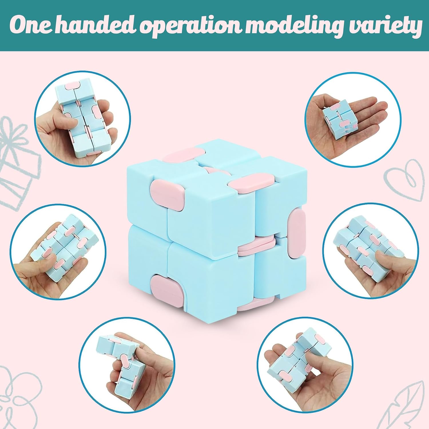 Infinity Cube Fidget Toy – fun play toy for kids (view 7)