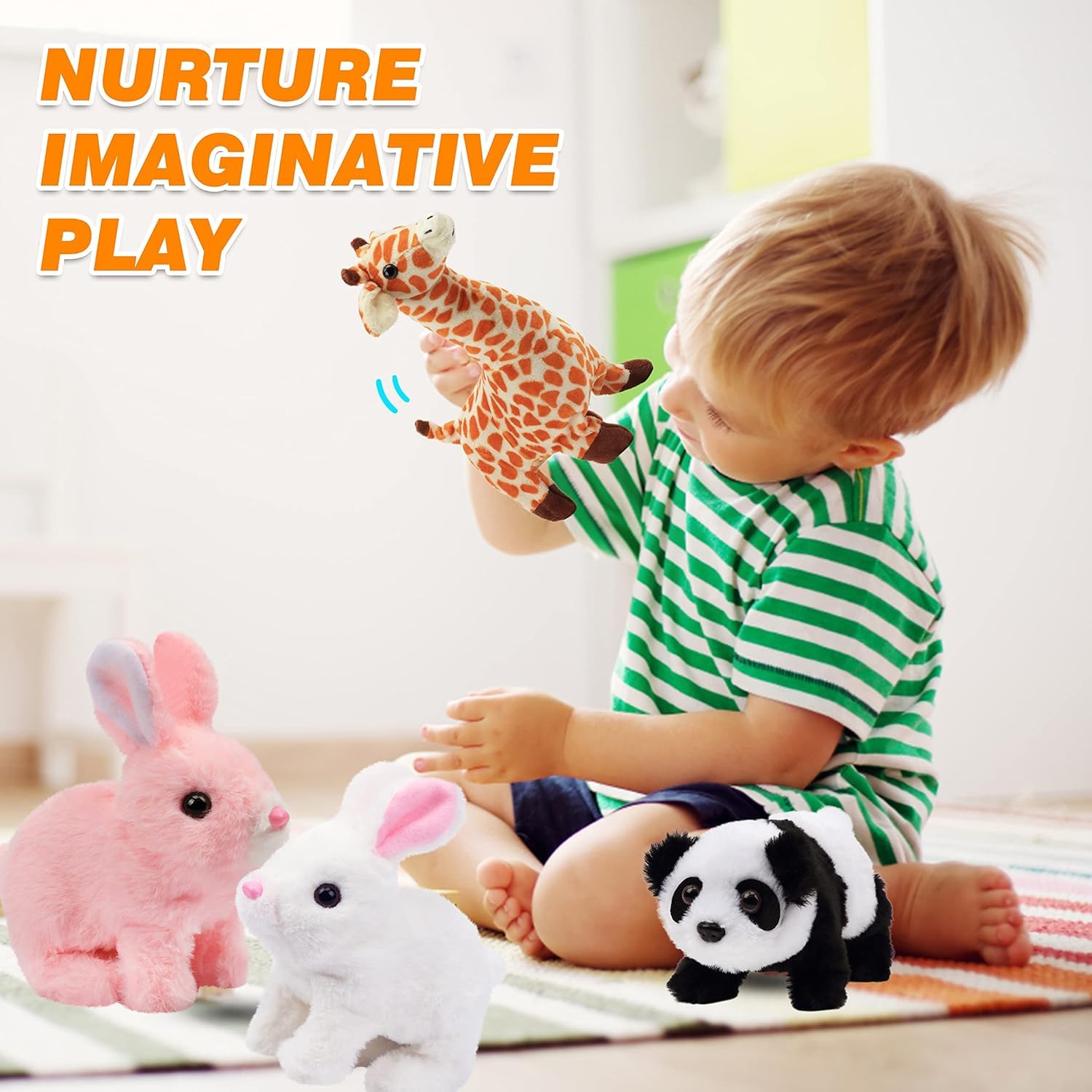 Walking Rabbit Musical Toy – fun play toy for kids (view 8)