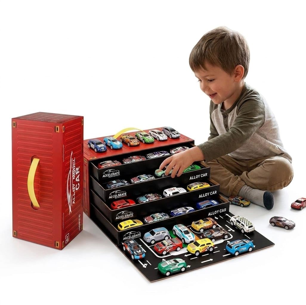 48-Piece Car Container Set – fun play toy for kids (view 8)