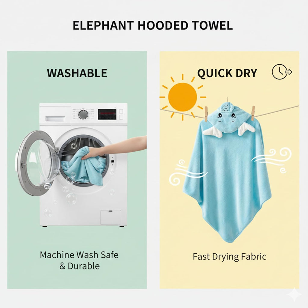 Baby Bath Towel – safe, non-toxic baby essential (view 9)