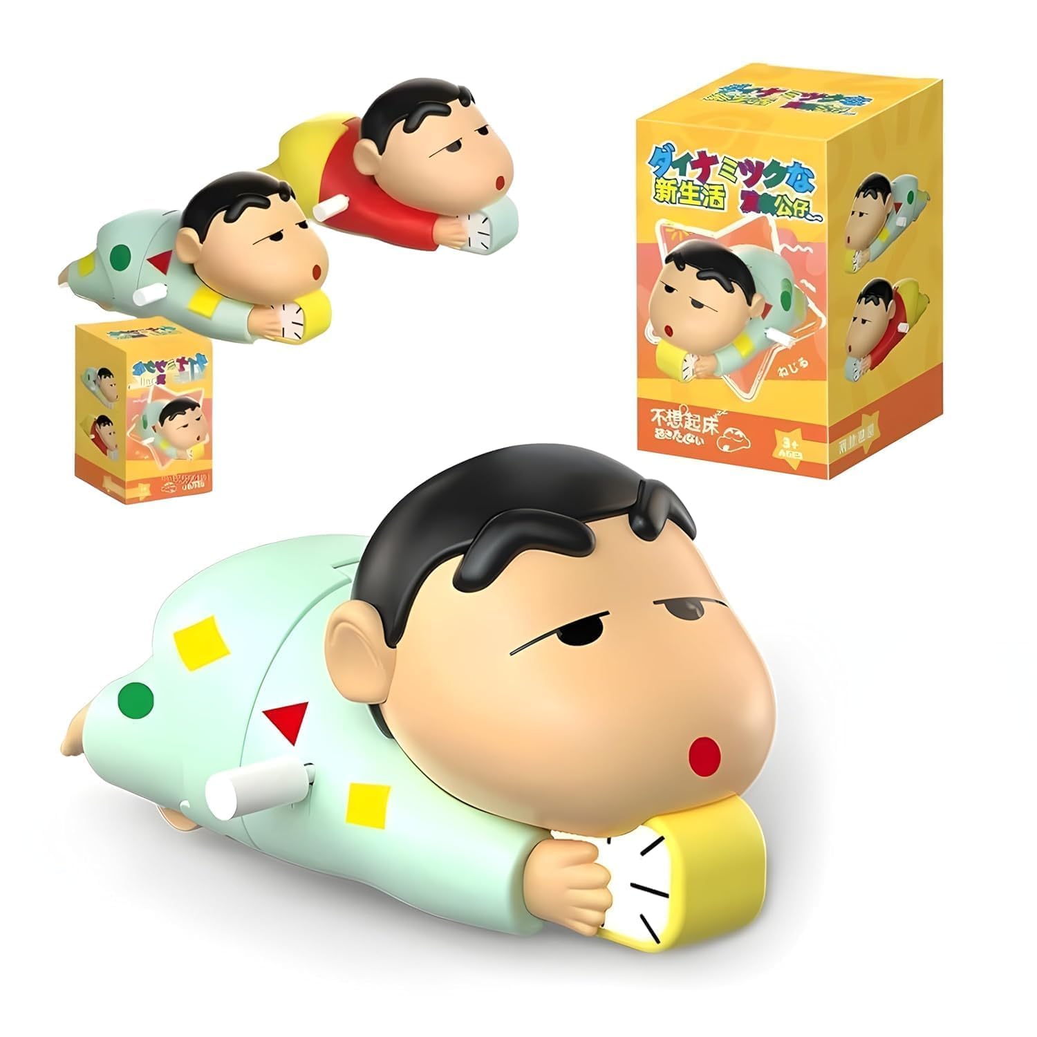 Sleeping Cartoon Boy Figurine – Car Dashboard & Desk Decor – fun toy for kids (view 9)